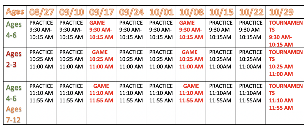 Fall 2022 | Soccer Kickers Fall 2022 | Soccer Kickers